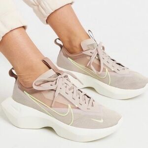 Nike Fossil Stone, Barely Volt, & Beige Vista Lite Sneakers